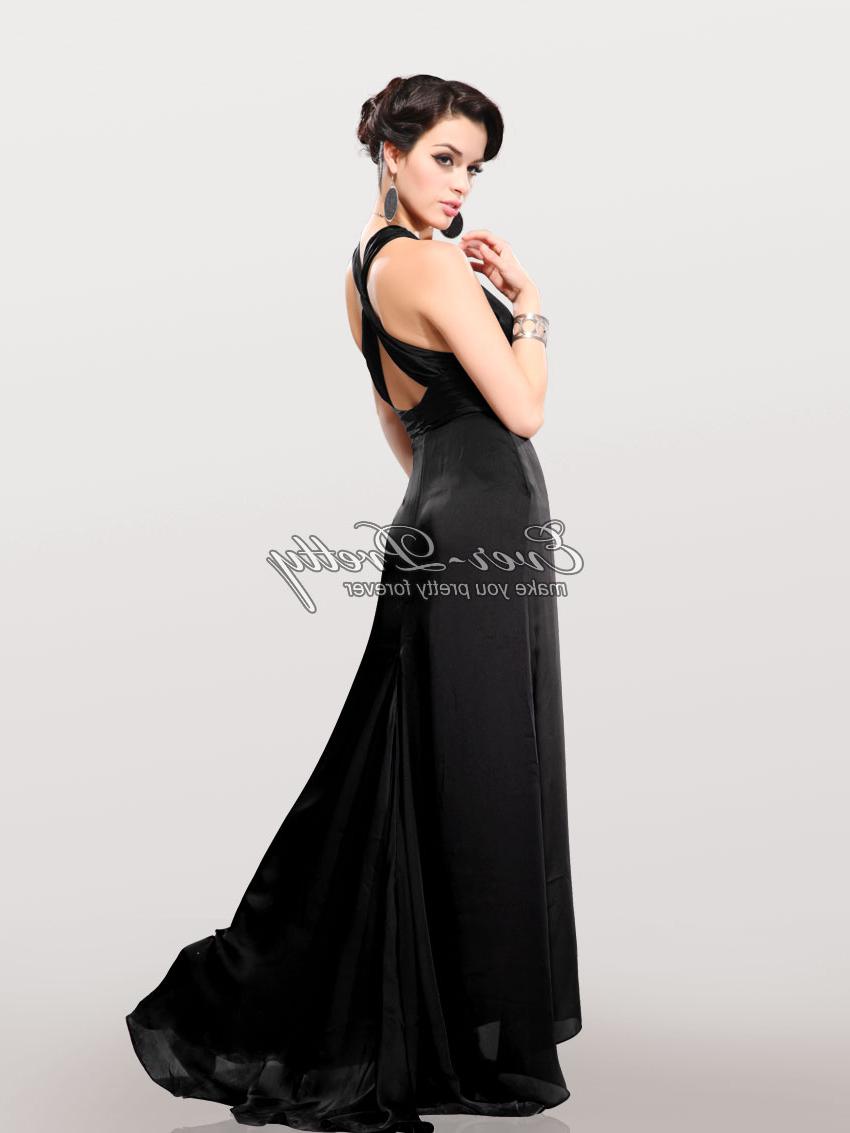 wedding dress with black in it