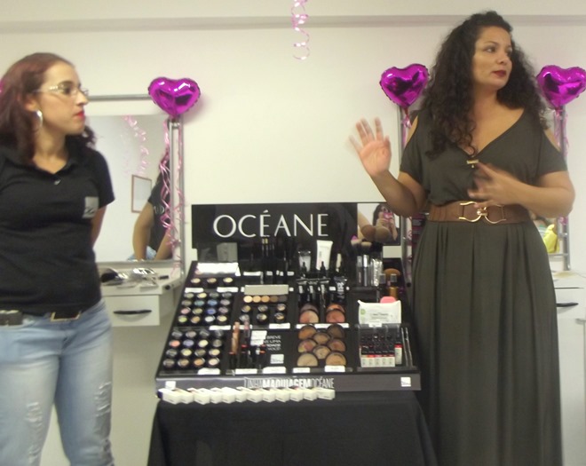 Oceane_femme_maquiagem_Pink_perfumaria_bonsucesso_rio de janeiro_Encontro_blogueiras_workshop_cabelo