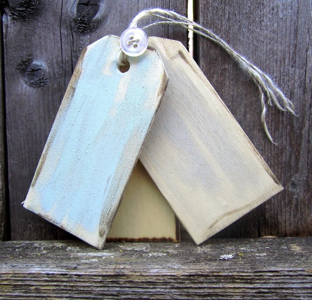 25 Rustic Antique Vintage Shabby Chic Style Wood Gift Favor Place Name