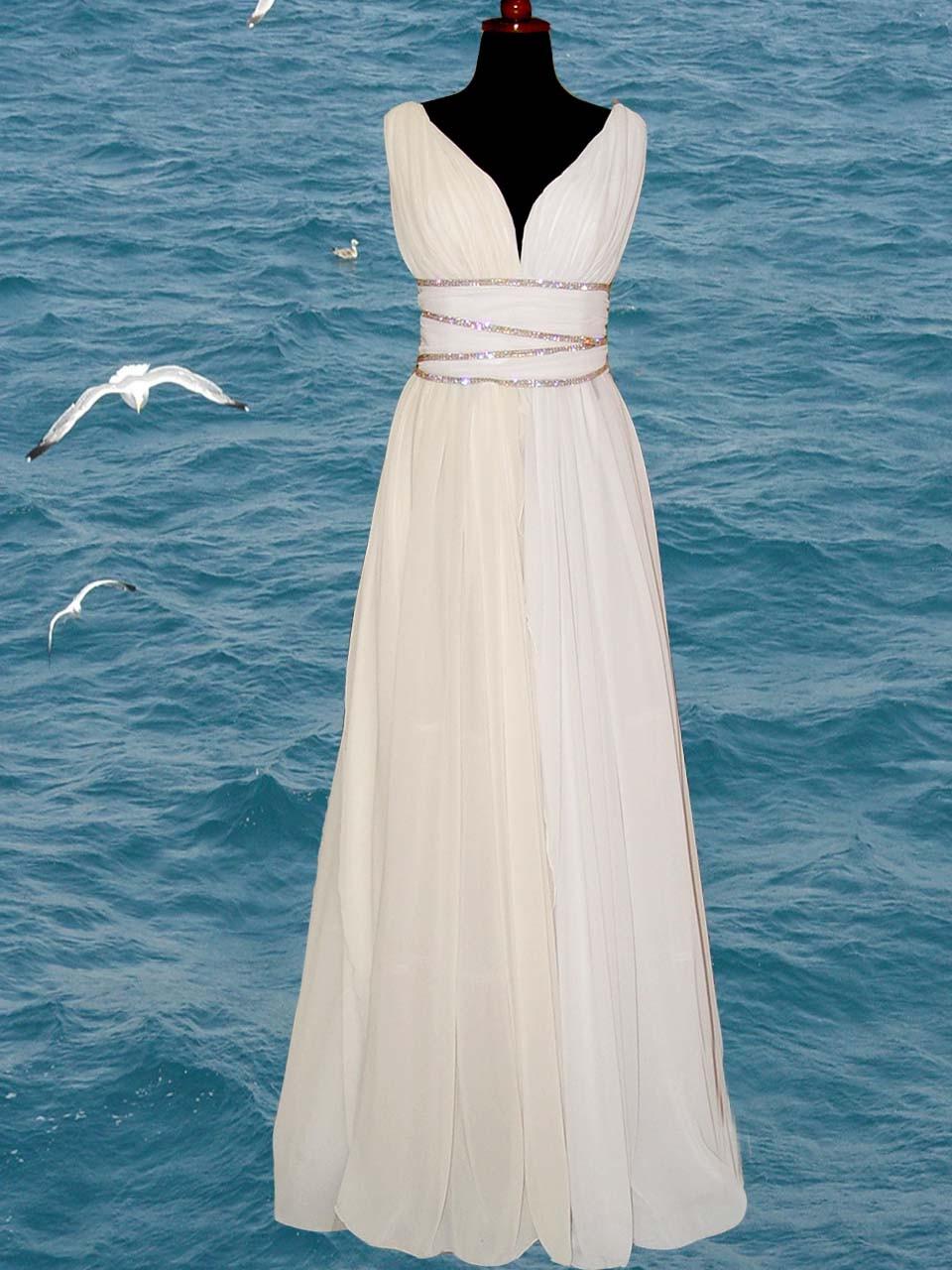 Greek style wedding dresses of