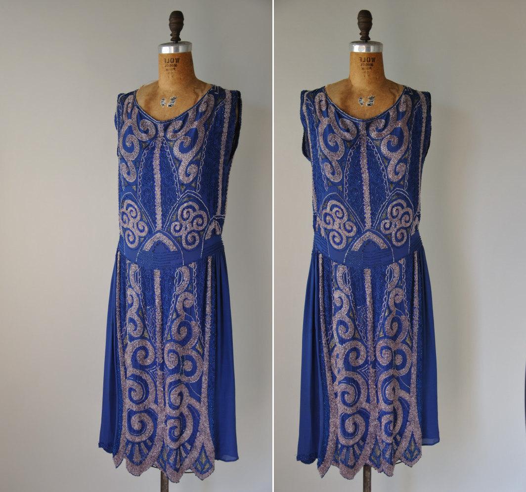 vintage 1920s dress   1920s