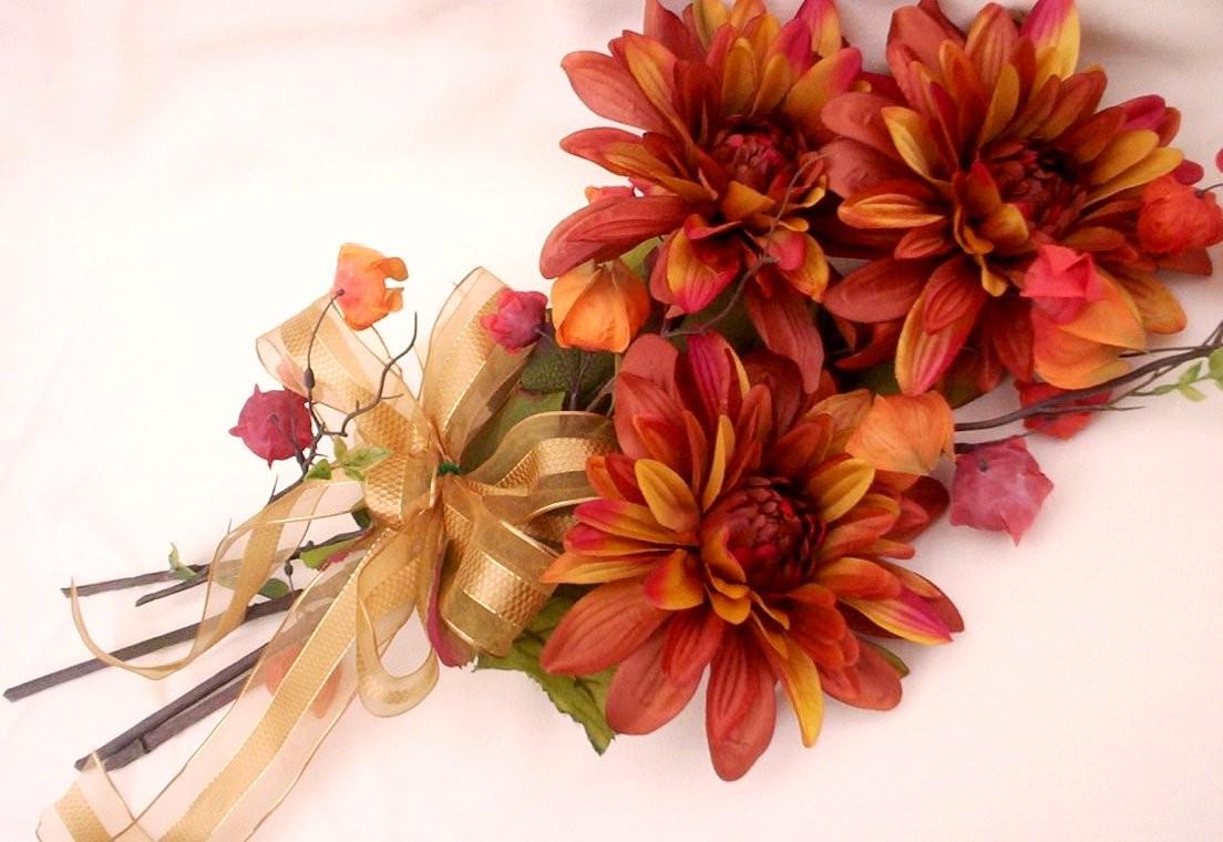 simple fall wedding bouquets