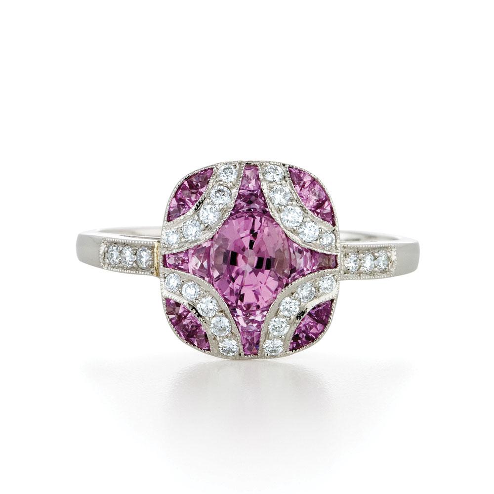 Argyle pink sapphire and