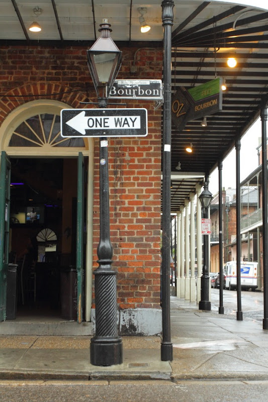 Bourbon Street - a signboard from one of the most favorite streets of New Orleans