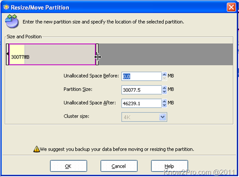 การแบ่ง Partition บน Windows ด้วยโปรแกรม EASEUS Partition Home Edition