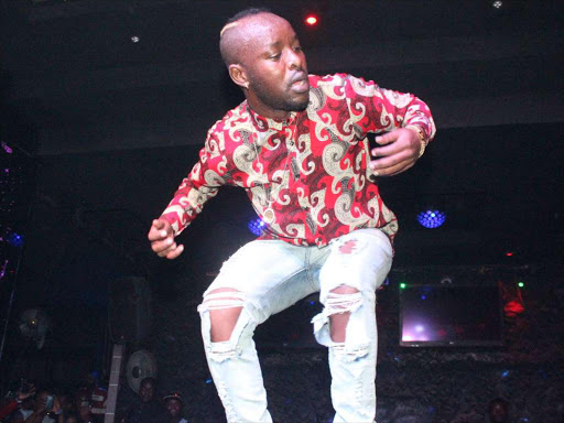 Eddy Kenzo in a past performance in Nairobi. PHOTO/ Enos Teche