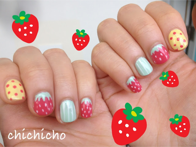 Cute Strawberry Nail Art - wide 4