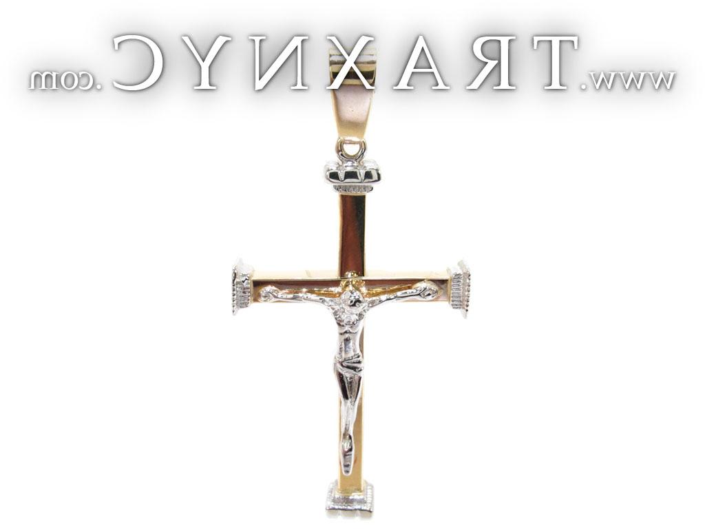 Full Size Picture for Two Tone 14K Gold Cross