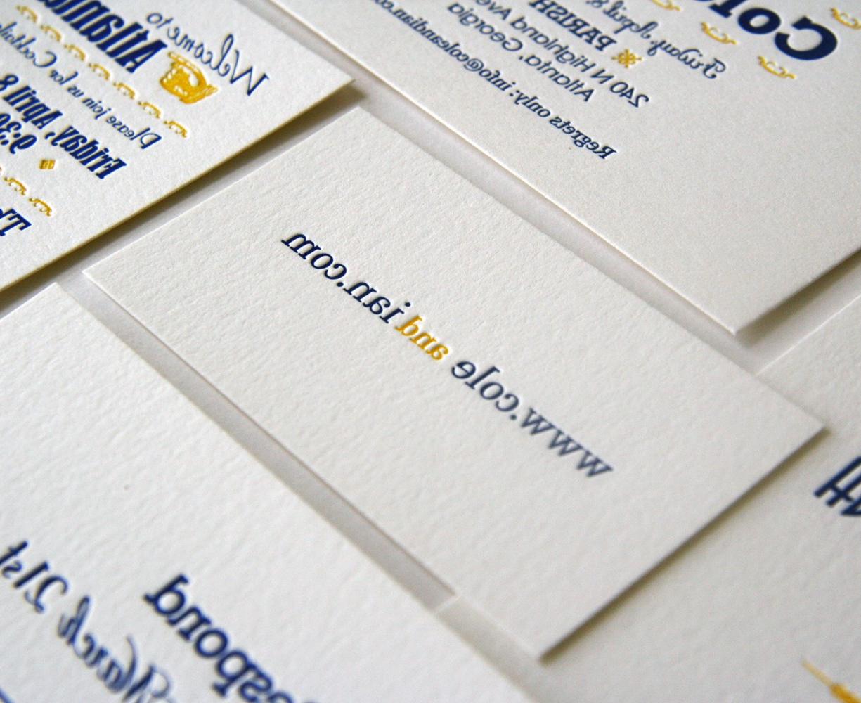 Letterpress Wedding