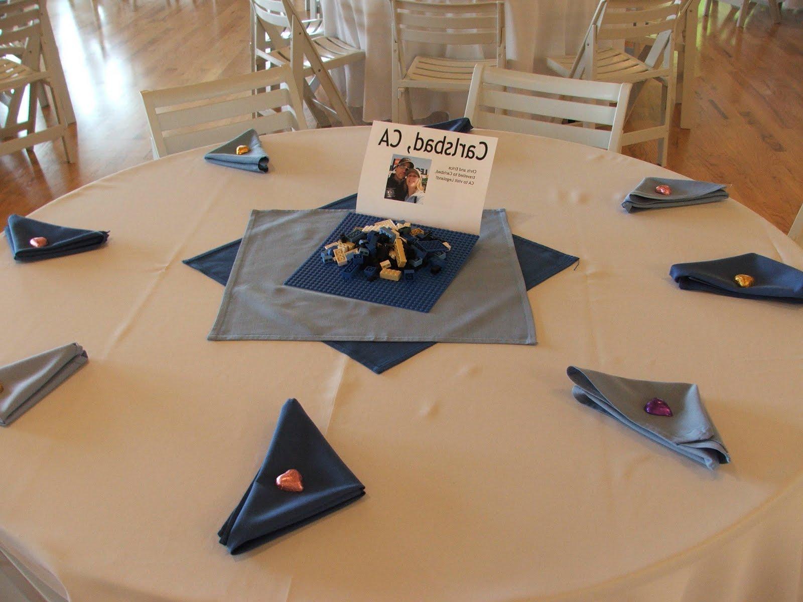 and centerpieces that were