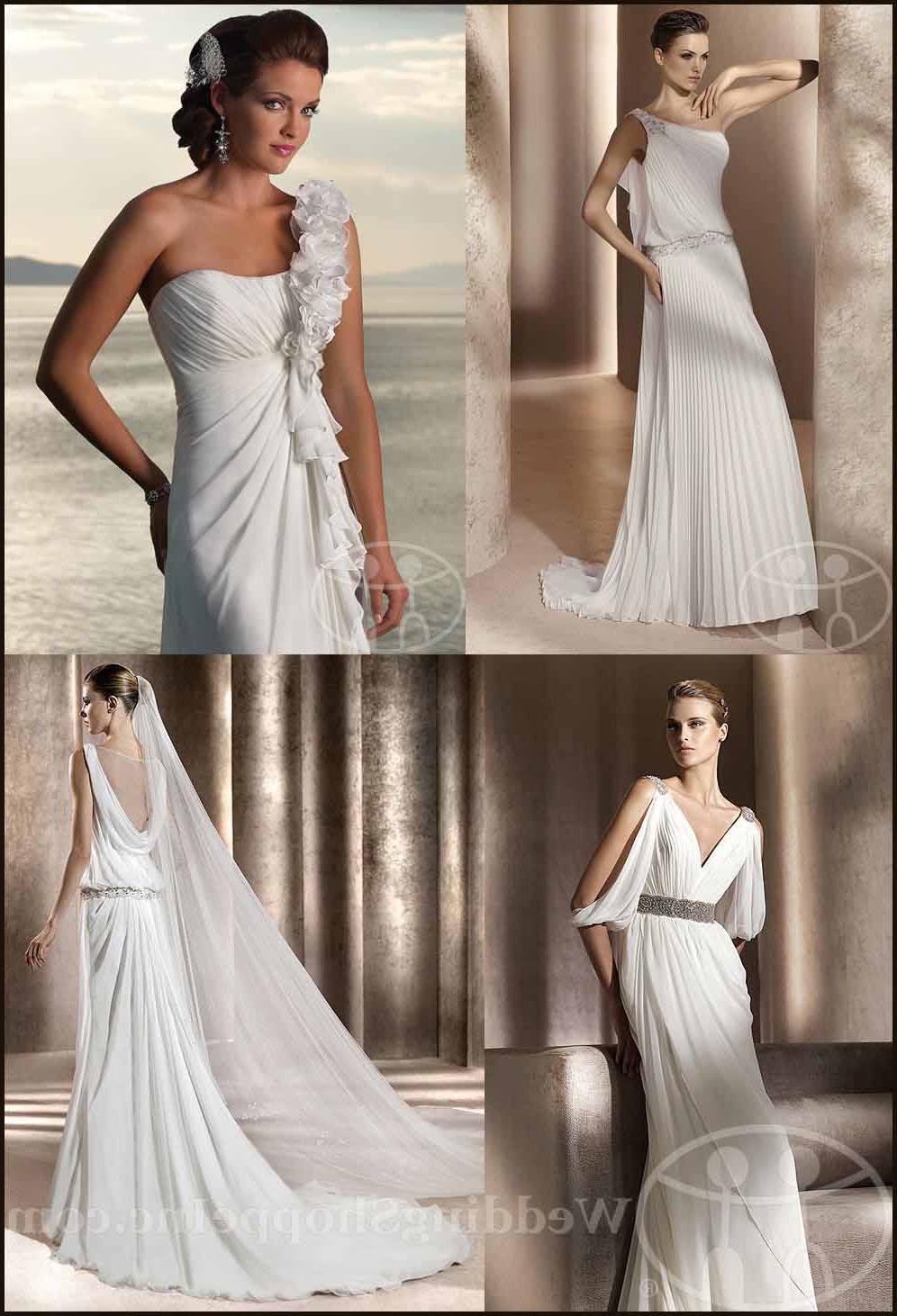Grecian wedding gowns