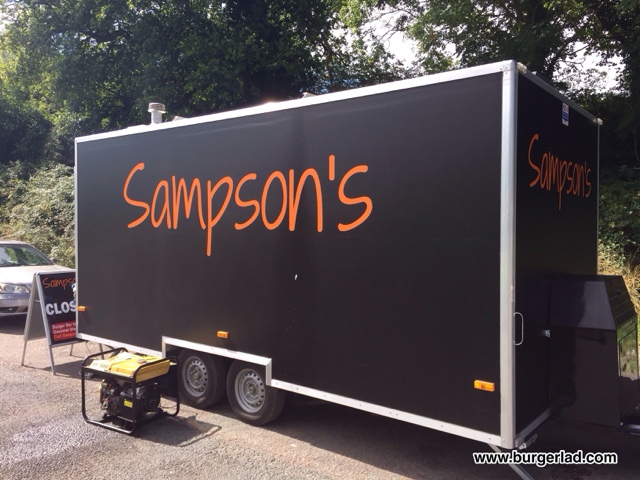Sampson’s Burger Van The Smoked Sampson