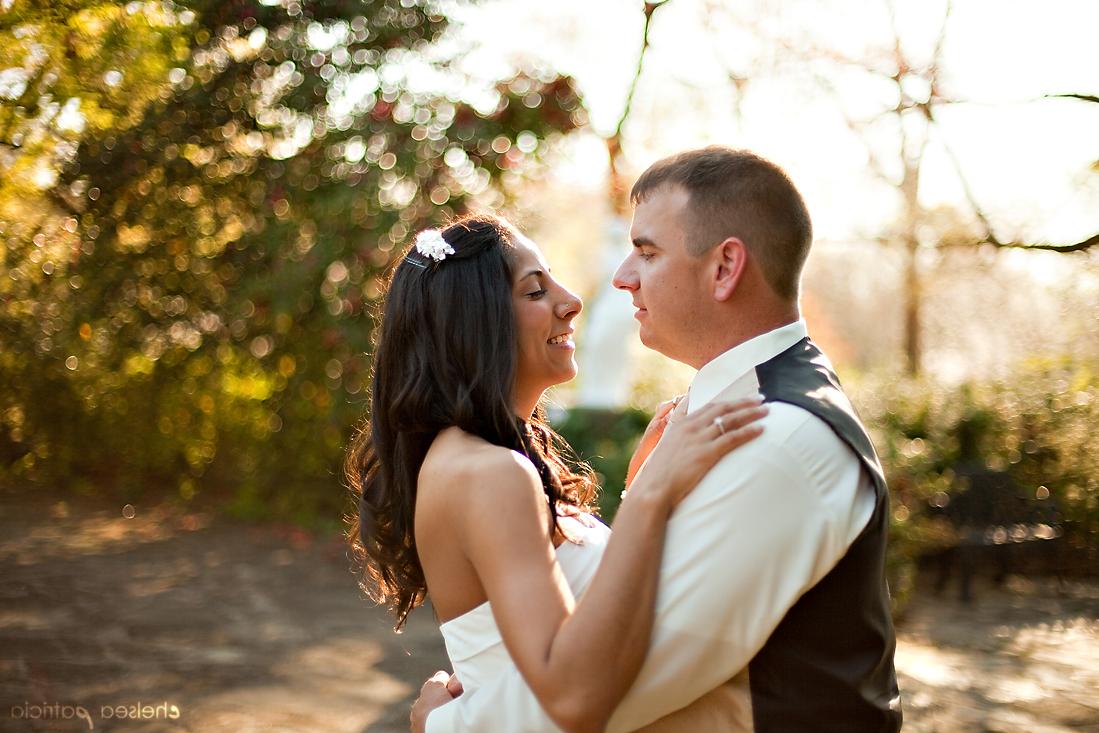 orange and champagne wedding