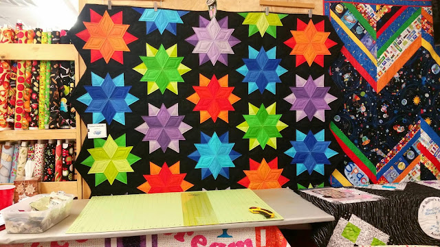 A Quilter's Folly - Star Sample Quilt