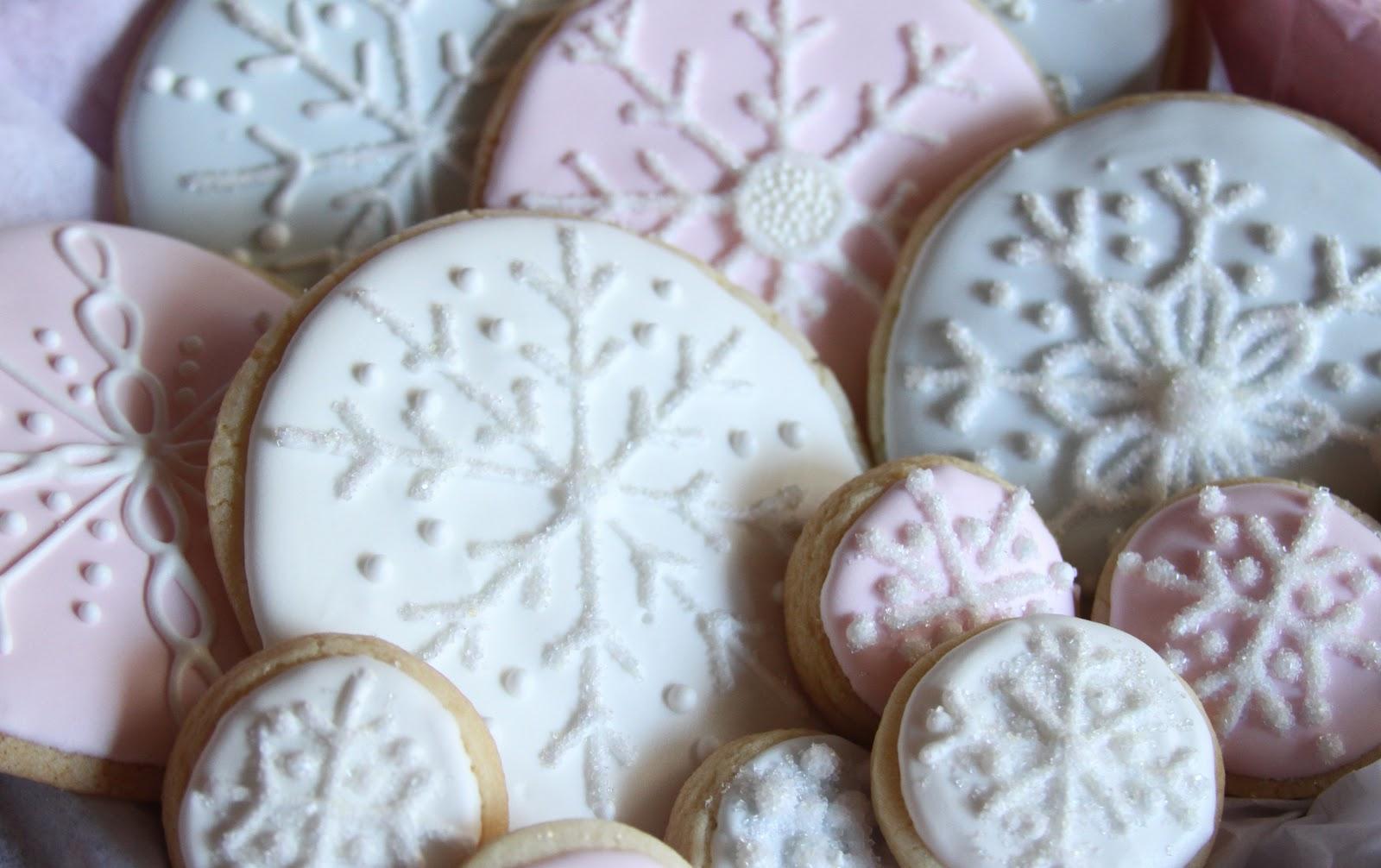 Snowflake sugar cookies!