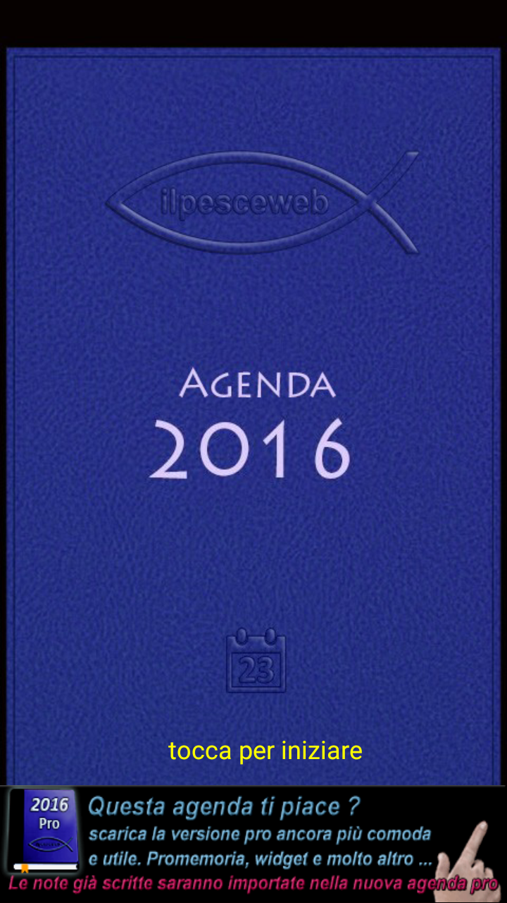 Android application Agenda 2016 screenshort
