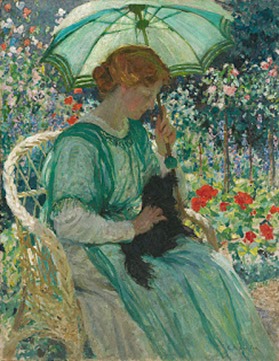 E_Phillips_Fox_-_The_green_parasol,_1912 Criteria is vintage