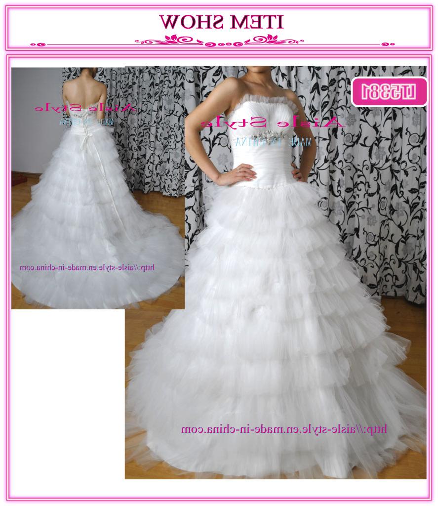 Wedding Gown, Layered Dress,