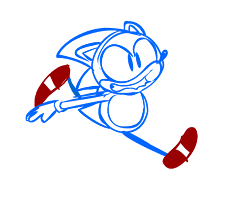 sonicgif6 Sonic correndo feito idiota