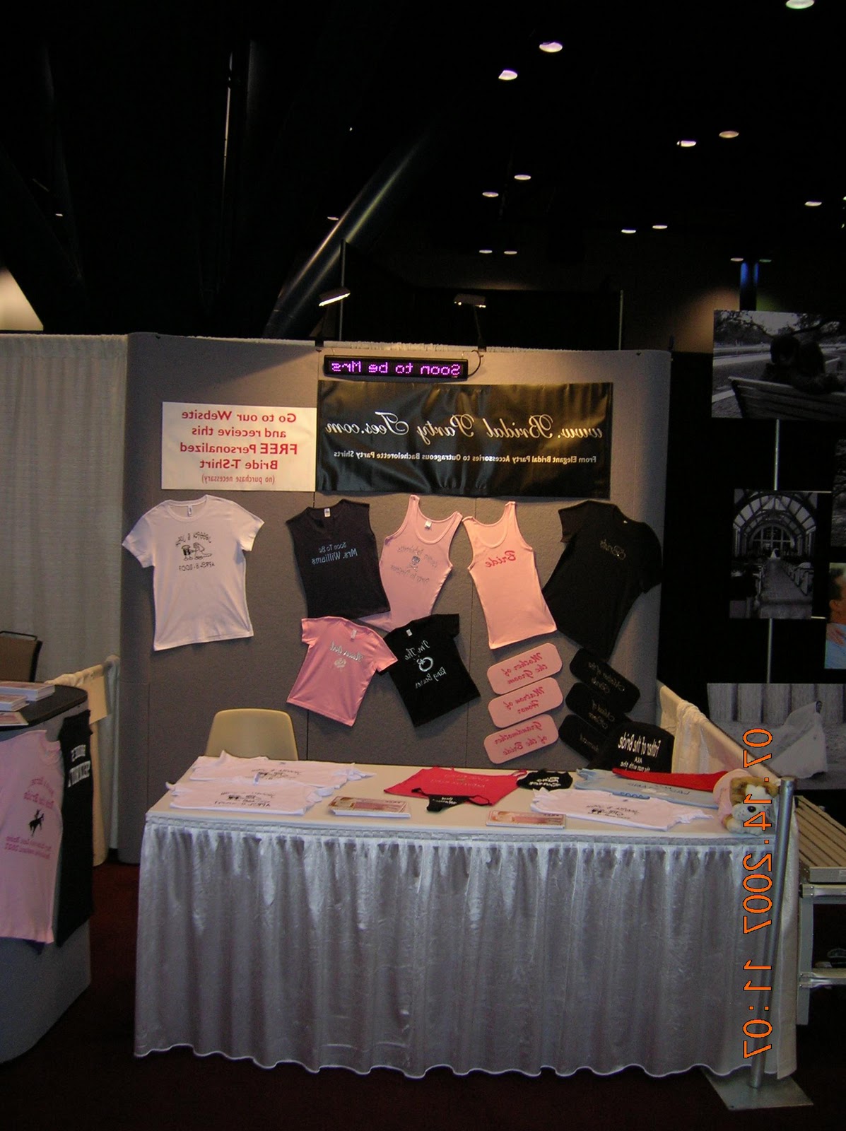 bridal show booths
