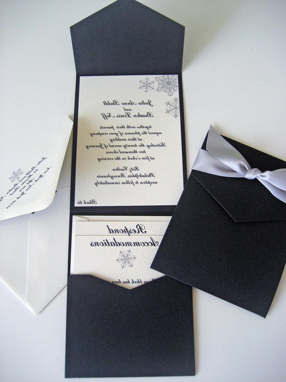 Pocket Wedding Invitation Set