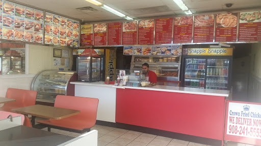 Chicken Restaurant «Crown Fried Chicken & Pizza», reviews and photos, 547 E 1st Ave, Roselle, NJ 07203, USA