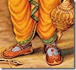 [Krishna's lotus feet]