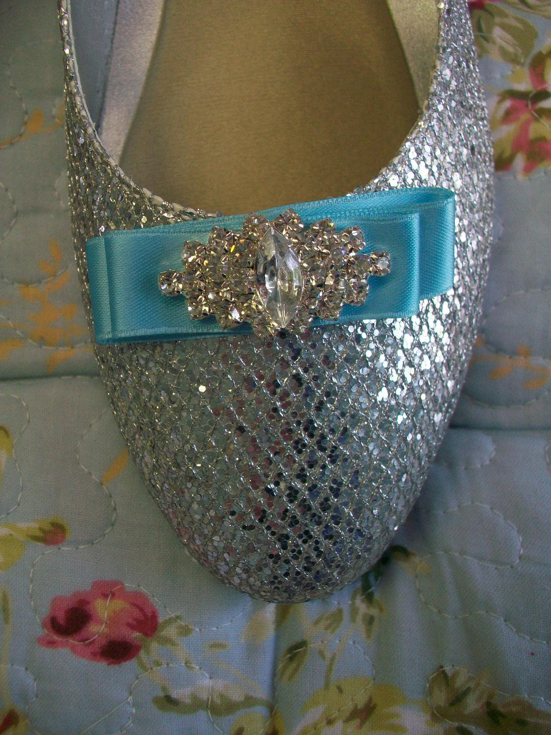 Wedding Shoes Silver Slippers