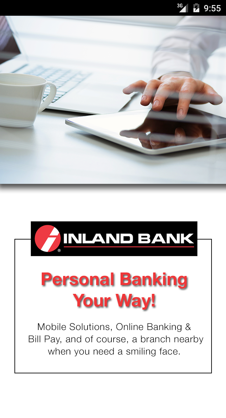 Android application Inland Bank Mobile Banking screenshort