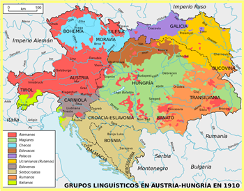 Mapa Imperio Austro Hungaro
