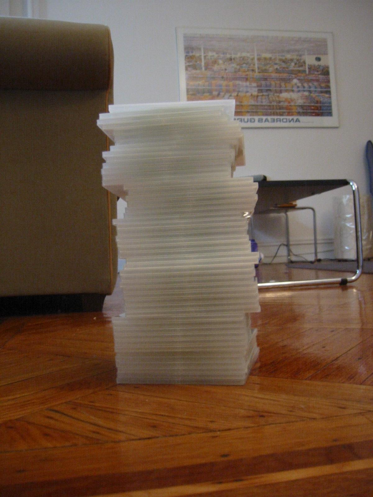 49 CDs copied, 51 to go.