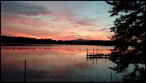 lake at sunrise 5 - Thoughts in Progress