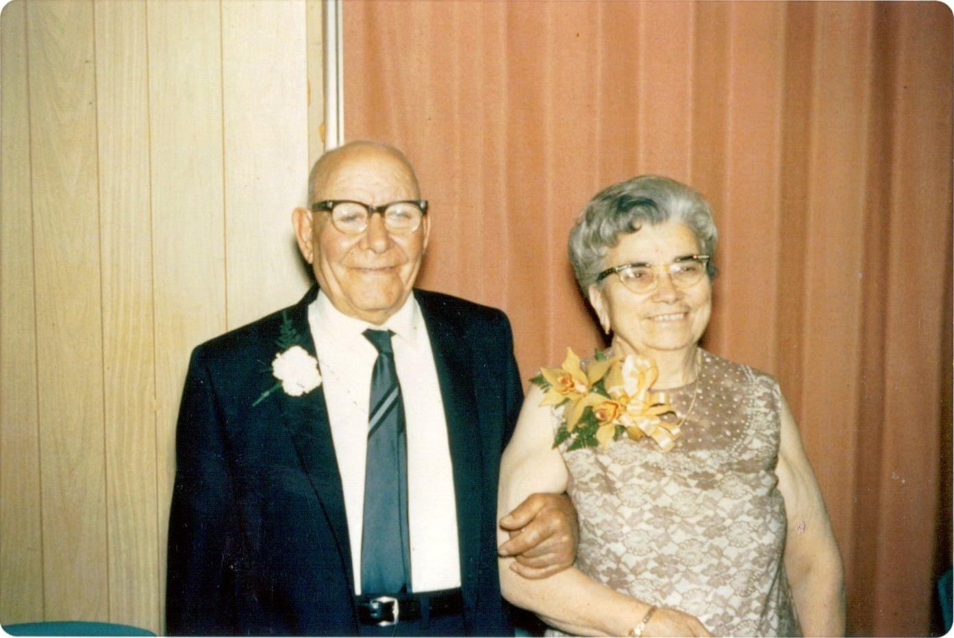  1971, their 50th wedding anniversary . neither fought in a war.