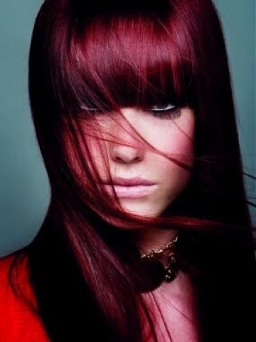 Graceful Lifestyle Deep Burgundy Hair Colour