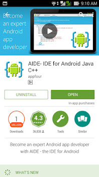 Aplikasi android buat koding