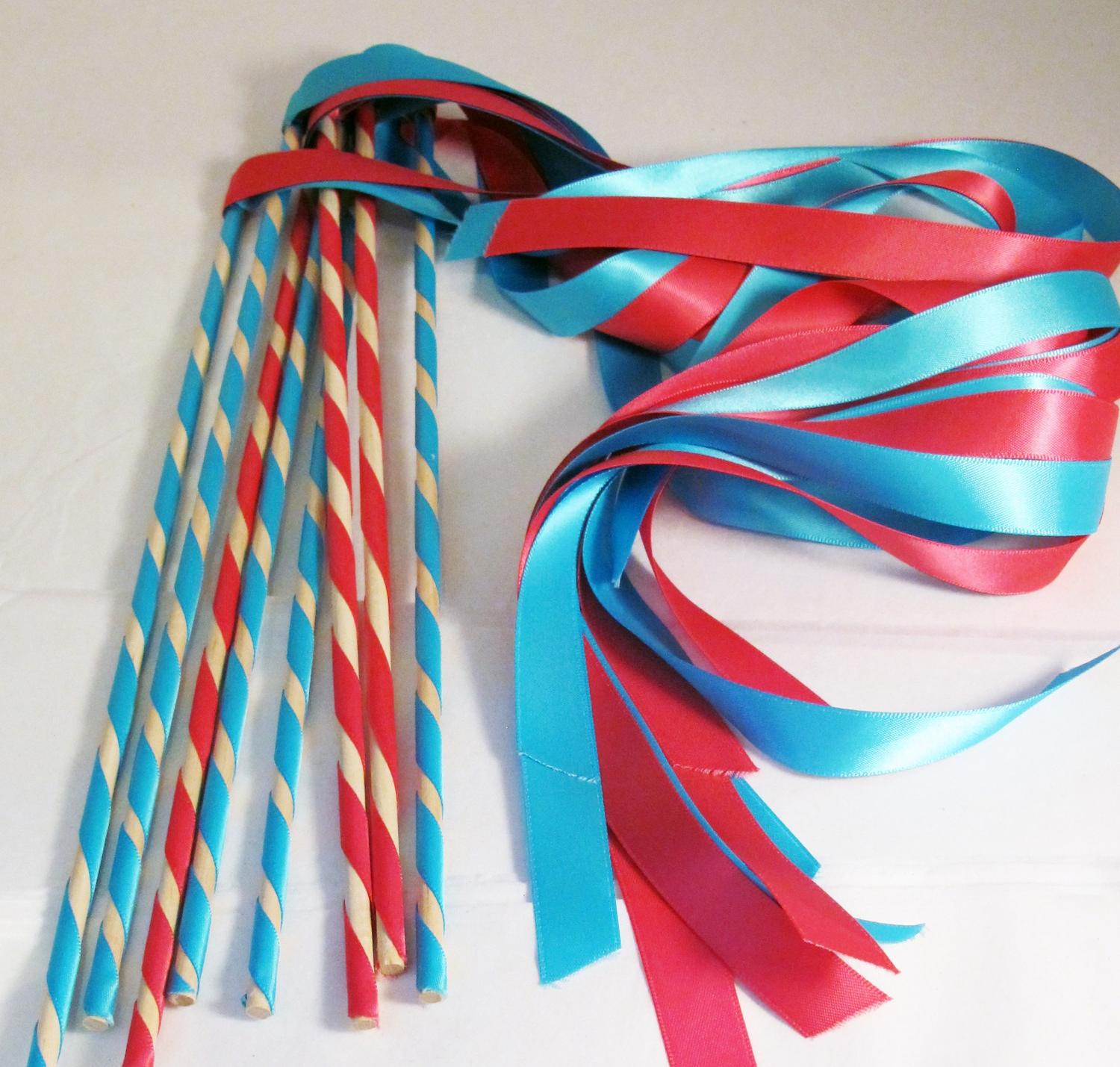 Enchanted Wedding Ribbon Wands