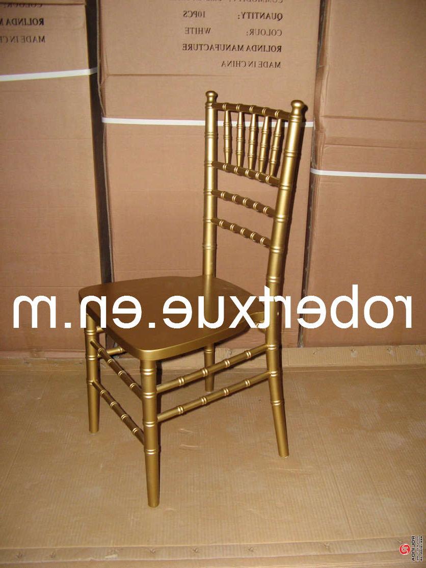 Gold Wedding Chivari Chairs