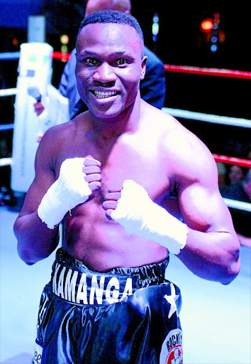 Clement Kamanga aims to win his fight against Willis Baloyi. /CHRISTO SMITH
