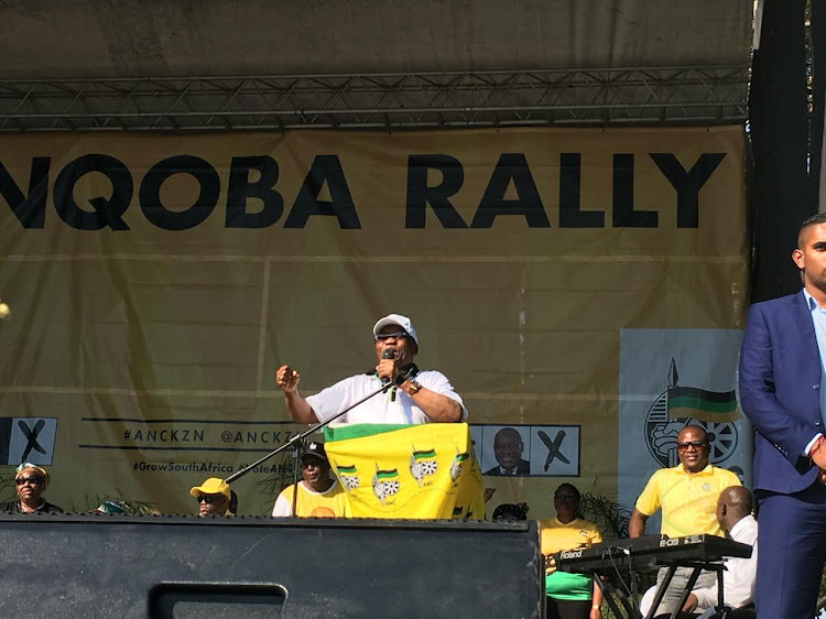 Former president Jacob Zuma on Sunday encouraged supporters to vote for the ANC, and not to waste their votes on parties that could not lead the country.