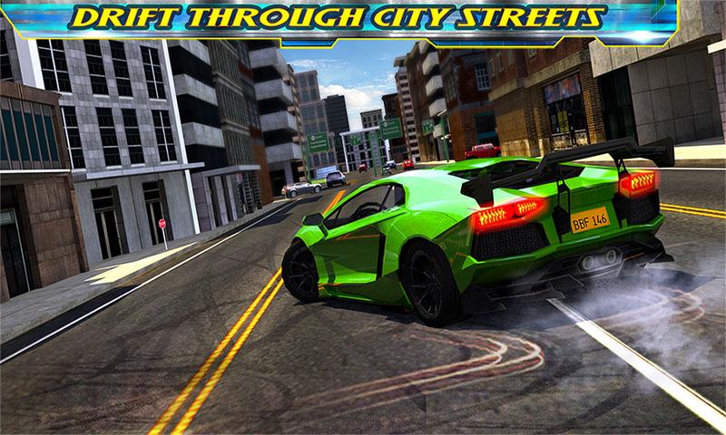 Android application City Drift Racer 2016 screenshort