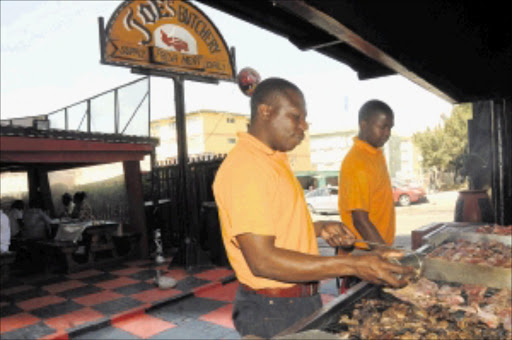 BEST BRAAI IN TOWN: Joe's Butchery in Alexandra township has helped transform the area into a popular entertainment spot once again. PHOTO: VATHISWA RUSELO