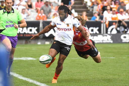 Sergeal Petersen during the Currie Cup semi final match between Toyota Free State Cheetahs and Xerox Golden Lions at Toyota Stadium on October 15, 2016 in Bloemfontein, South Africa. (Photo by Wessel Oosthuizen/Gallo Images)