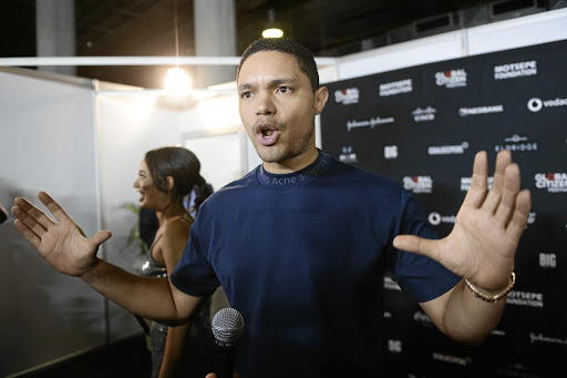 Comedian Trevor Noah sent tongues wagging on Twitter with his comical comments on Julius Malema./Noam Galai/Getty Images