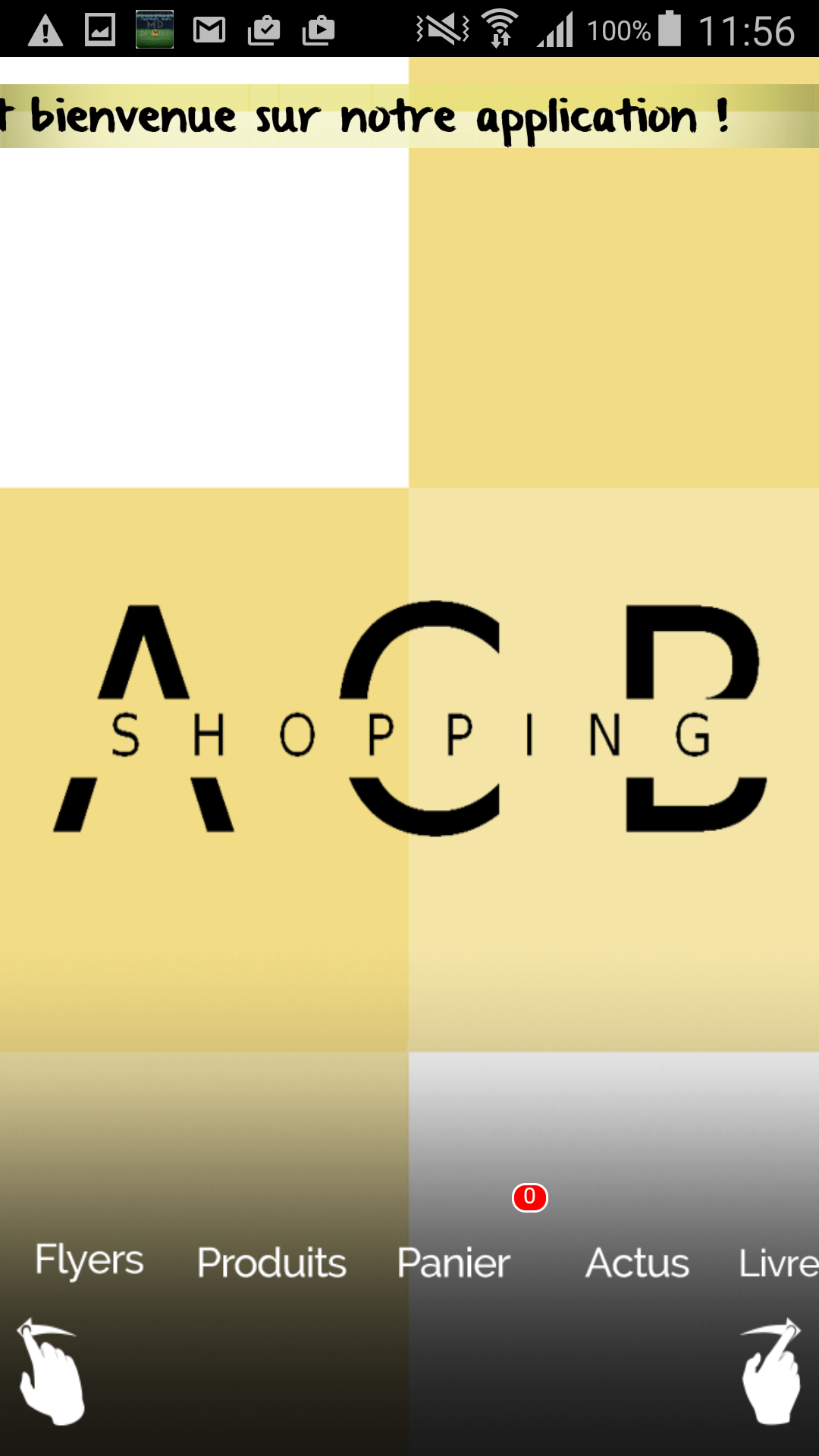 Android application ACB Shopping screenshort