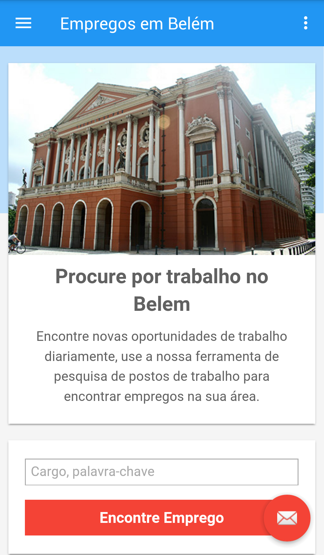 Android application Empregos em Belém, Brasil screenshort