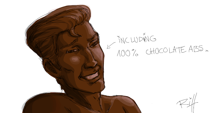 a chocolate man for Ery