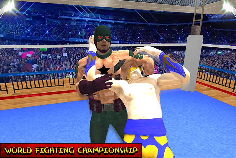 Android application World Heroes Team Wrestling Revolution screenshort