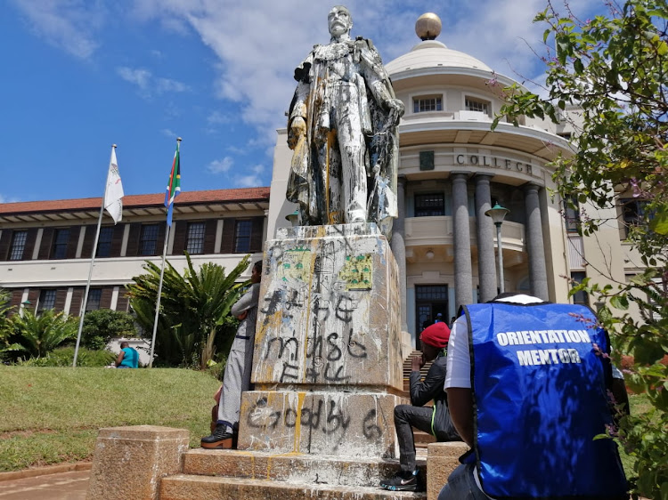 Unrest broke out at the university two weeks ago, when students protested about a rule that required them to pay 15% of their historic debt before registering.