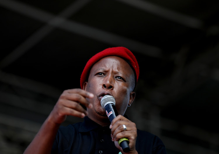 EFF leader Julius Malema reiterated the party's mission to recruit 1-million members.
