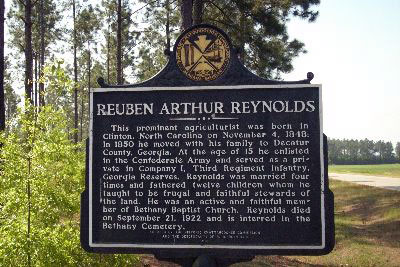 This prominent agriculturist was born in Clinton, North Carolina on November 4, 1848. In 1850 he moved with his family to Decatur County, Georgia. At the age of 15 he enlisted in the Confederate...